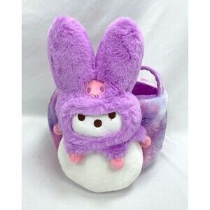 Peeps X Hello Kitty Kuromi  Easter Plush Basket Purple